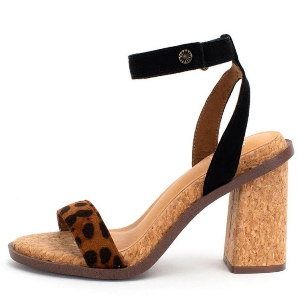 Yellowbox Caikos Cheetah Strappy Open Toe Sandals